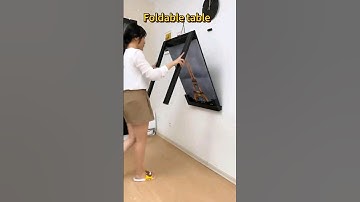 Foldable table that can be mounted on the wall#handmade  #funny