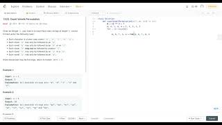 LeetCode October Daily - Day 28 - 1220. Count Vowels Permutation