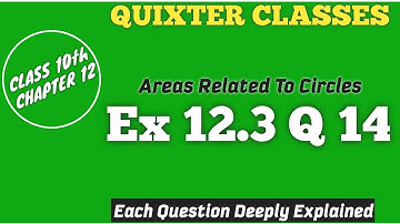 Chapter12 areas related to circles Exercise 12.3 Question 14 #class10maths #area #cbse #ncert #video