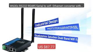 W630s RS232 RS485 Serial to wifi Ethernet converter with 2 Et... — Best Buy 2026 | Great Quality!