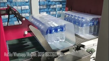 Shrink Wrapping Machine for Bottles, Soda, Mineral Water, Fruit Juice Bottle Group Packing Machine