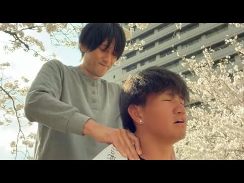【194】🌸Japanese street massage real Live/ストリートマッサージLive