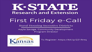 First Friday e-Call: Rual Housing Incentive Districts 2/4/2022