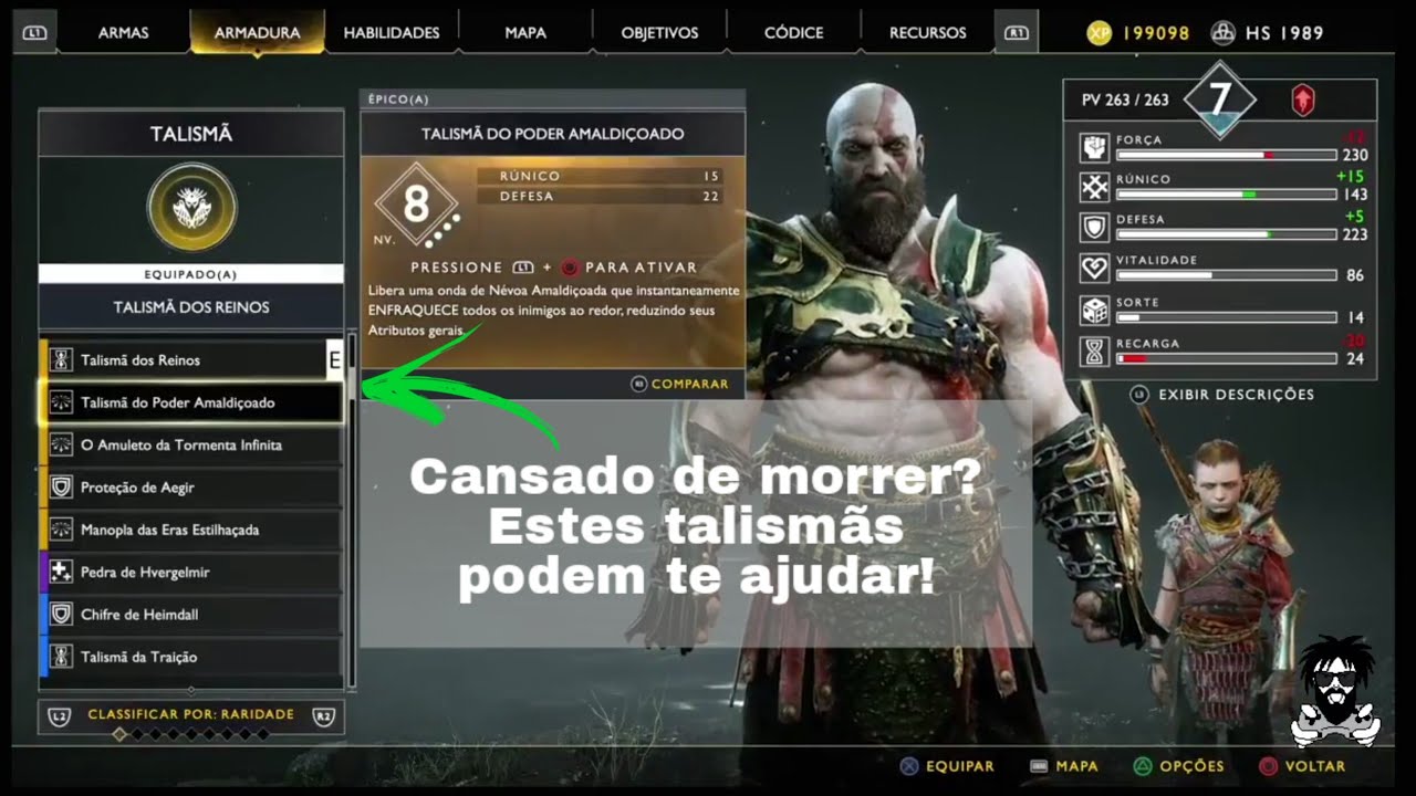 God of War: como encontrar o Talismã Dourado da Proteção no jogo de PS4