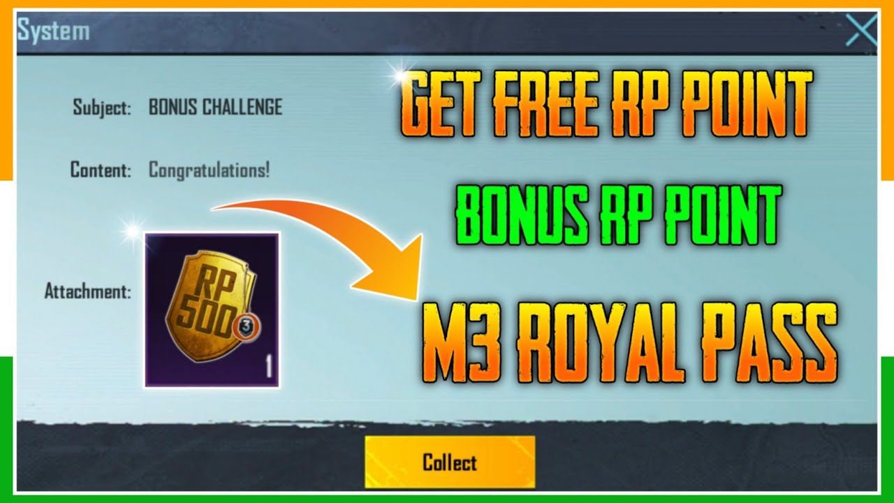 FREE RP POINT IN PUBG | BONUS RP POINT EVENT IN BATTLEGROUNDS MOBILE ...