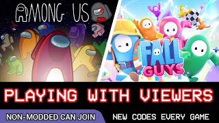 AMONG US / FALL GUYS Live Stream #366 | PLAYING WITH VIEWERS