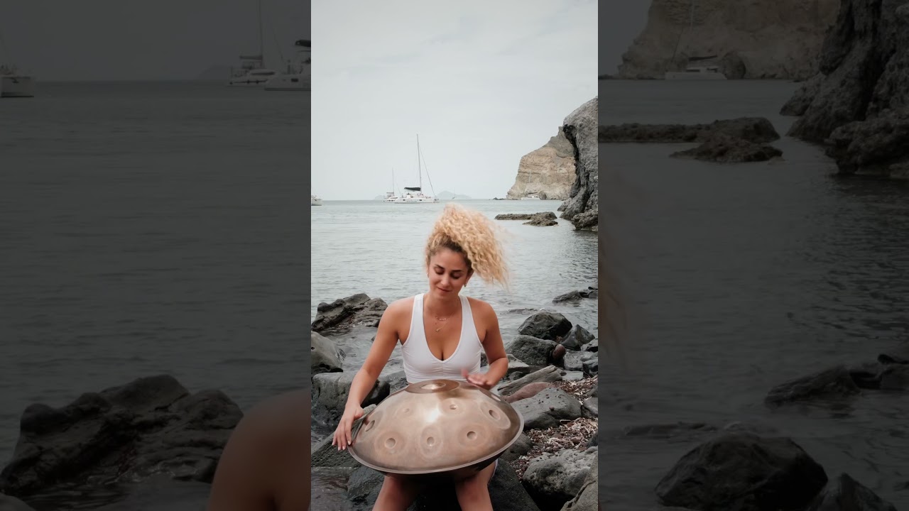 Where and when do you feel most calm? #handpan #shorts #meditationmusic