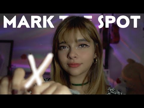 ASMR l X Marks The Spot for 13 minutes 😴☁️ (Visual Triggers, Wind Sound, Hand Movements, etc)