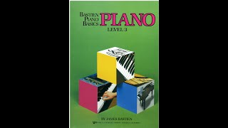【For students/ピアノ教室用】Bastien Piano Basics Piano level 3 / バスティン ピアノベーシックス ピアノ レベル３