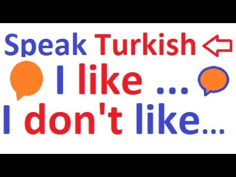 Dailogs for Talking about Likes and Dislikes -Daily Dailogs for Turkish Learners