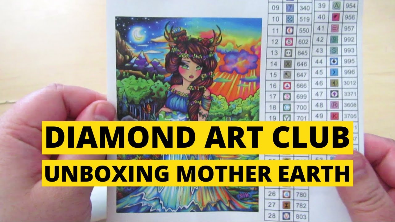 #1 DIY Diamond Art Painting Kit - Mother Earth | Diamond Painting Kit | Diamond Art Kits for Adults | Diamond Art Club