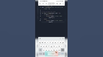 Python program that prints the squares of odd numbers and cubes of even numbers specified range.