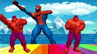 SIREN HEAD vs hulk   wrong Heads Top Superheroes   Siren Heads   Spiderman   thanos   сиреноголовый