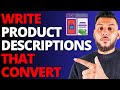 Secret AI Method To Write SEO Product Descriptions That Convert 🔥