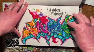 20 Year Old Graffiti Blackbook!  Flipthrough