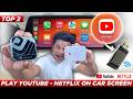 ✅How to Play YouTube - Netflix in Car | Best Wireless Apple Carplay/Android Auto Adapter 2026