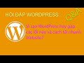 [QA.03] Vì sao WordPress hay gặp các lỗi này và cách tải nhanh WEBSITE?  - Hỏi Đáp WordPress