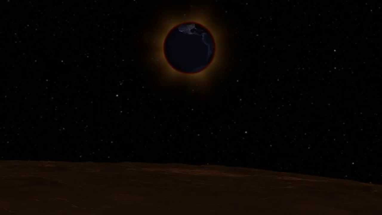 lune vue de la terre