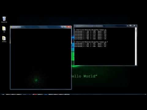 Programa Python: Fuegos artificiales y explosión de partículas (Demostración)