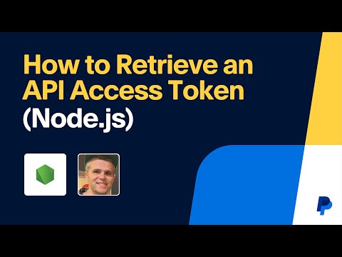 How to Retrieve an API Access Token (Node.js)