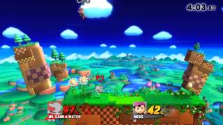 SSBU: Game And Watch Instant Bucket Fill on PK Flash