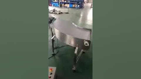 90 Degree Bend Modular Belt Conveyor