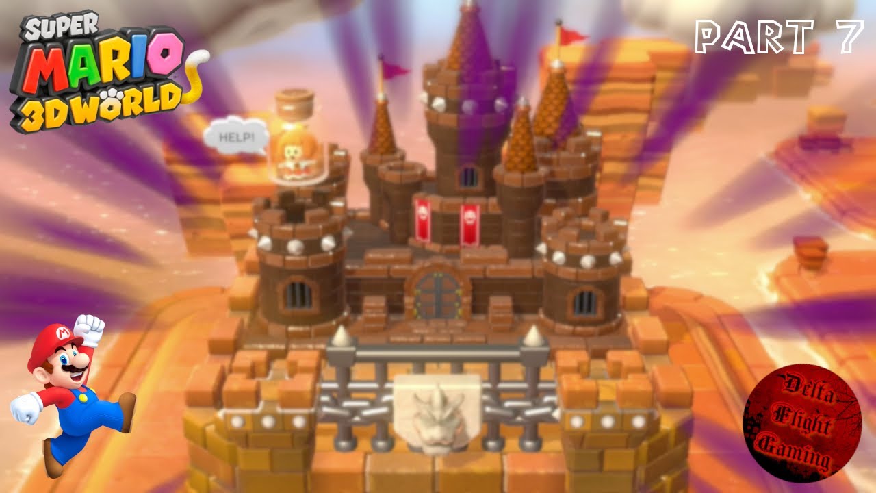 Super Mario 3D World | Part 7 - Traveling into World 4!! - YouTube