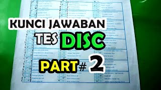 Halo, ini adalah lanjutan pembahasan mengenai kunci jawabn tes disc
bagian kedua.terimakasih sudah klik n nonton video ini..