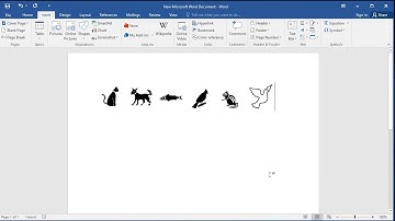 How to insert animal symbols in Word
