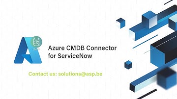 Azure CMDB Connector for ServiceNow - Overview
