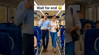 wait for end 😀 #comedy #shortsviral #shortvideos #ai #indiantrain #memes #amitai