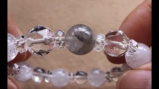 フェナカイトとヒマラヤ水晶（ガネーシュヒマール産とマニカラン産）