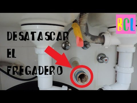 Video: ¿Cómo despejar un bloqueo en el fregadero? Desatascar un fregadero de cocina o baño