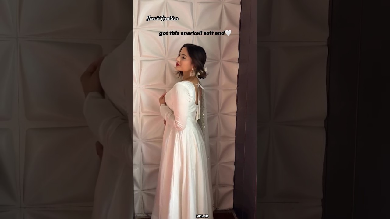 Plain Anarkali with Heavy Dupatta ✨/Anarkali Outfit Ideas 