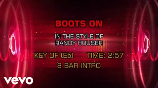 Randy Houser - Boots On (Karaoke)