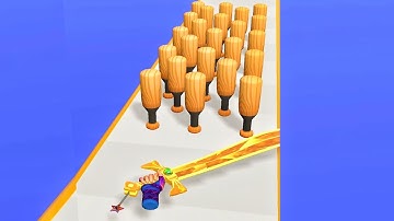 Sword Meltar Game! Very satisfying and relaxing ASMR slicing video