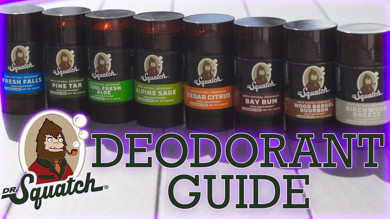 Ranking All 9 DR. SQUATCH DEODORANTS Worst-to-Best! 