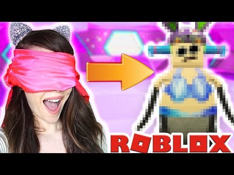 Playing Fashion Famous Blindfolded Challenge Roblox Youtube - meow amber roblox adopt me avatar