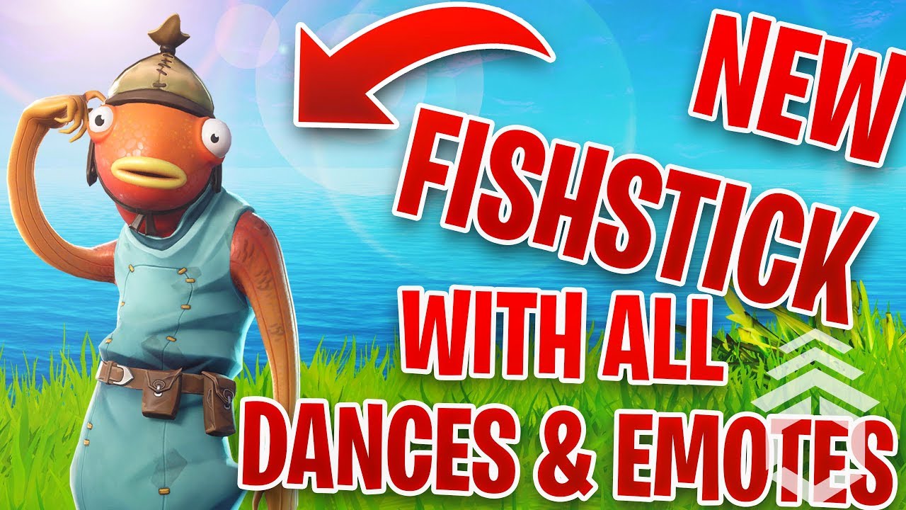 [NEW] ALL FORTNITE DANCES & NEW EMOTES WITH FISHSTICK (SECRET SKIN