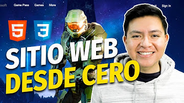 🔥  Sitio Web con HTML y CSS de Halo usando Flex, dark mode y responsive design