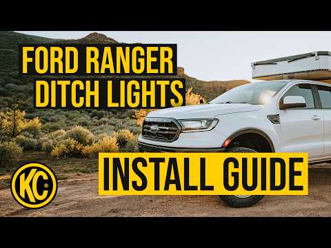 How to Install Ditch Lights on a 2019–2023 Ford Ranger (Step-by-Step)