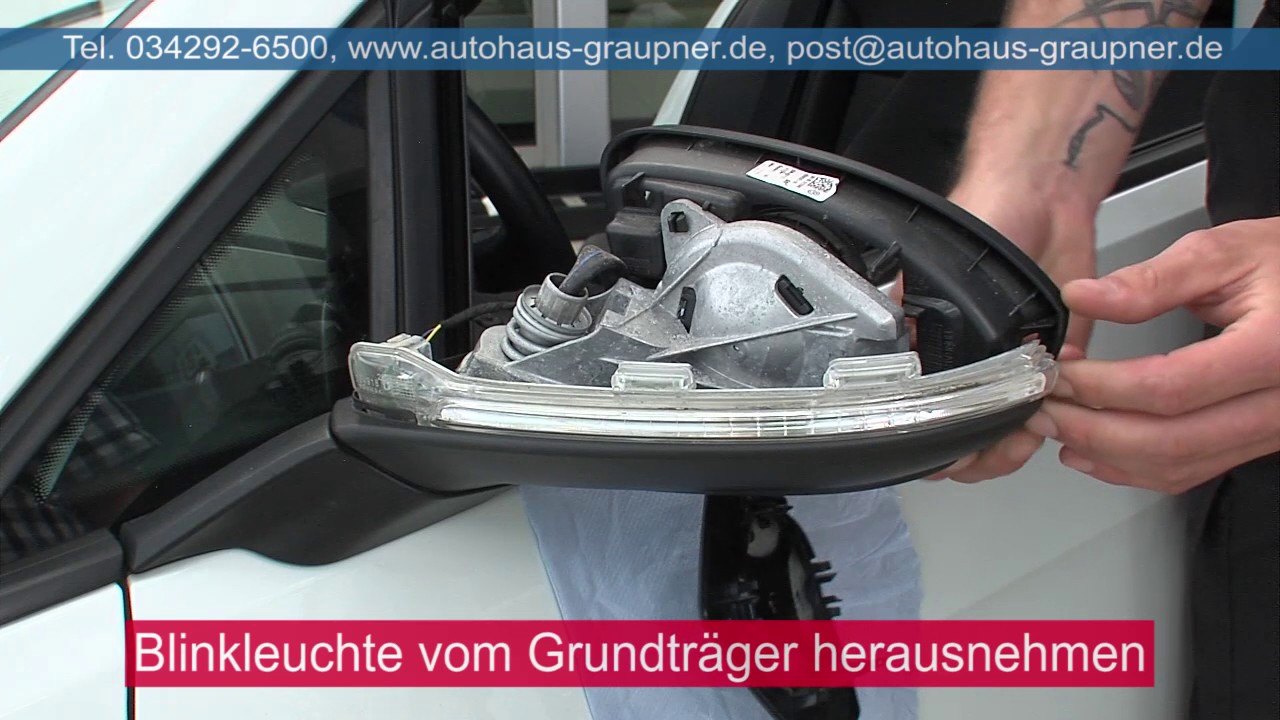 VW Golf 7 Dynamische Blinker Außenspiegel Dyna Blink Blinkleuchten Touran II