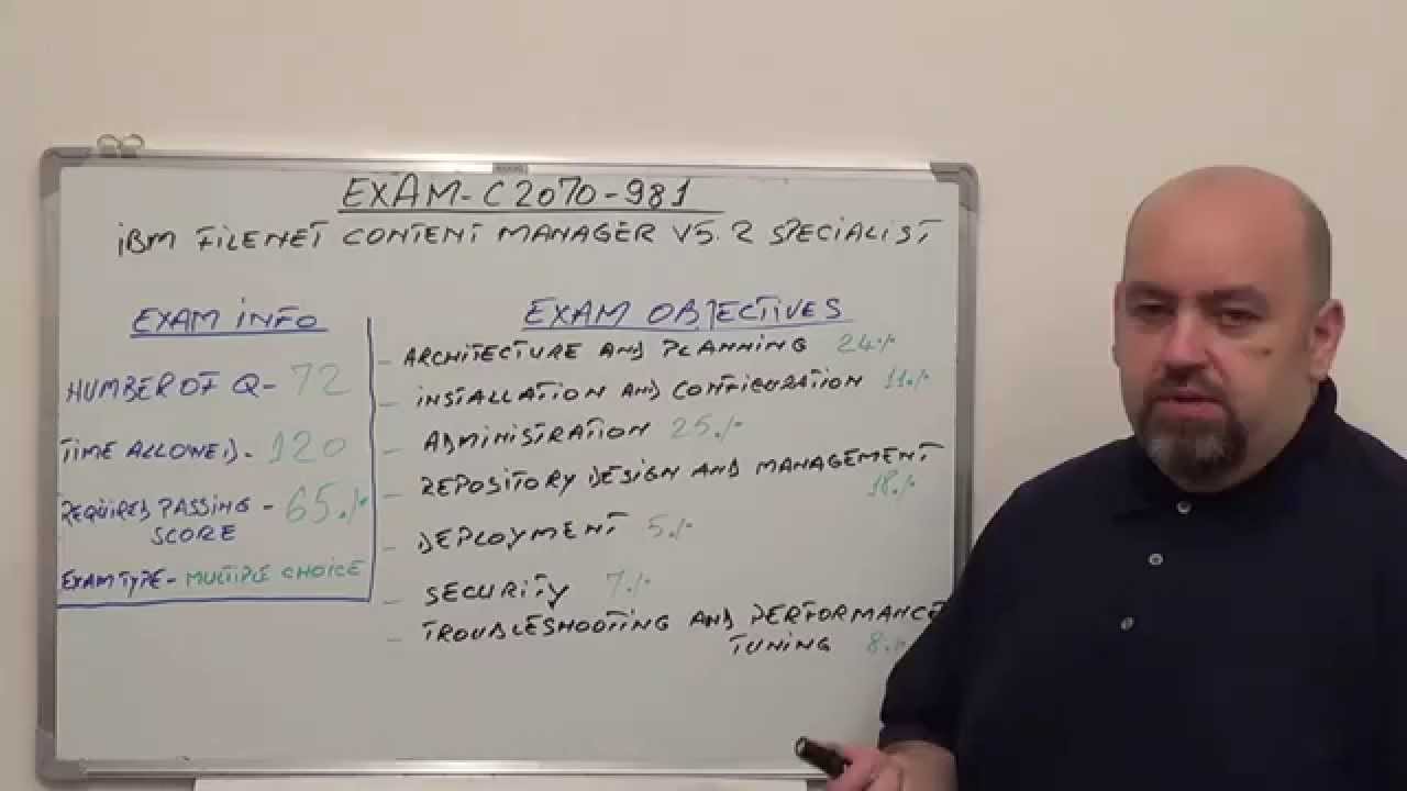 C2070-981: IBM Exam FileNet Content Test Manager V5.2, Specialist ...