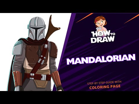 Star Wars Mandalorian Helmet Coloring Pages - Coloring and Drawing