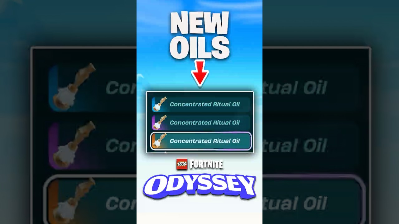 Новое ритуальное масло для NINJAGO x LEGO Fortnite Odyssey! (Новые изменения!)