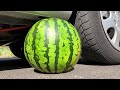 EXPERIMENT Car Vs Watermelon Rainbow Jelly Crushing Crunchy Soft Things By Car 