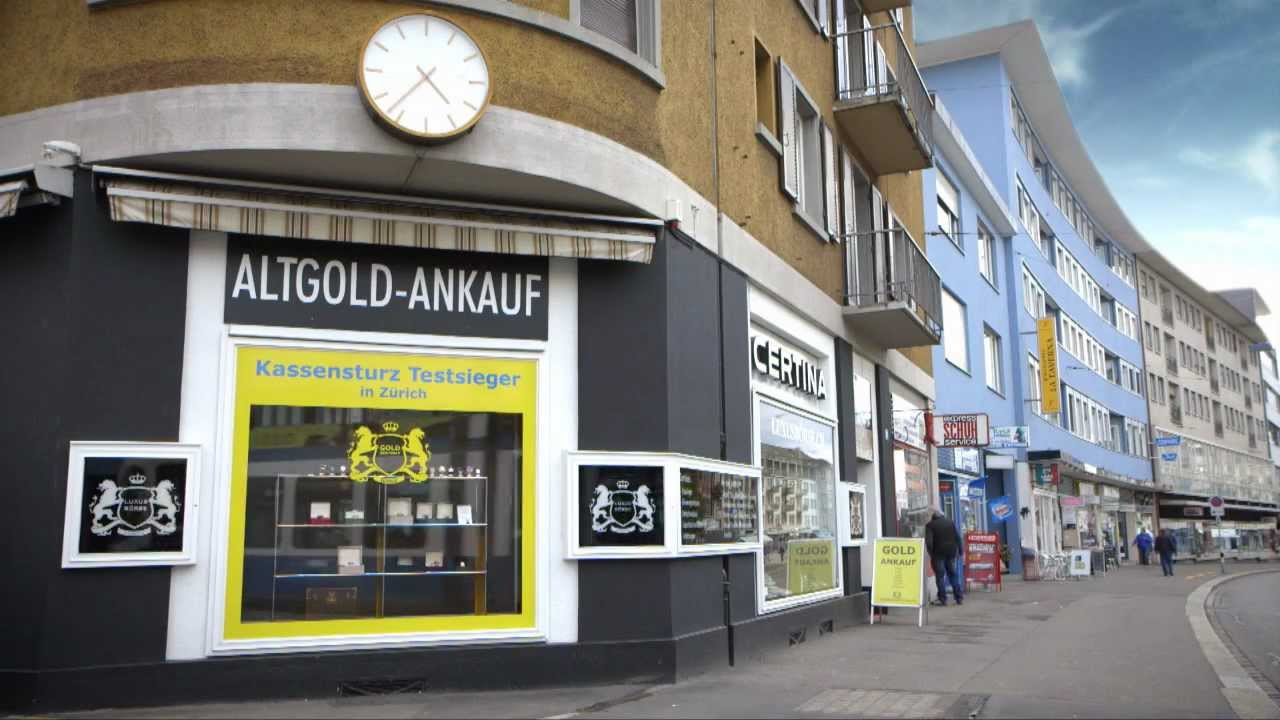 Still from the video: TV commercial for Luxusbörse Zurich, broadcast on TeleZüri