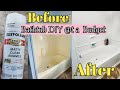 RENOVACION Tina de Baño/ Painting my bathtub DIY @t a budget using Walmart Rust-oleum