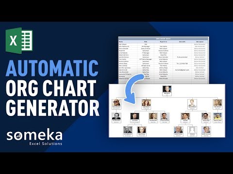 Excel Automatic Org Chart Maker