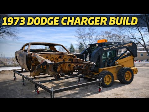 Mounting a 1973 Dodge Charger to a Chassis Table — Finally Starting the Charger Build!